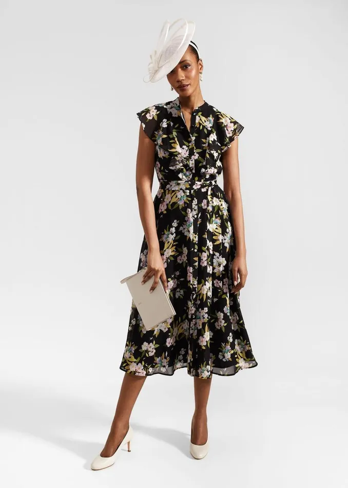 Dresses and Jumpsuits Women HOBBS Petite Erica Dress Black Multi
