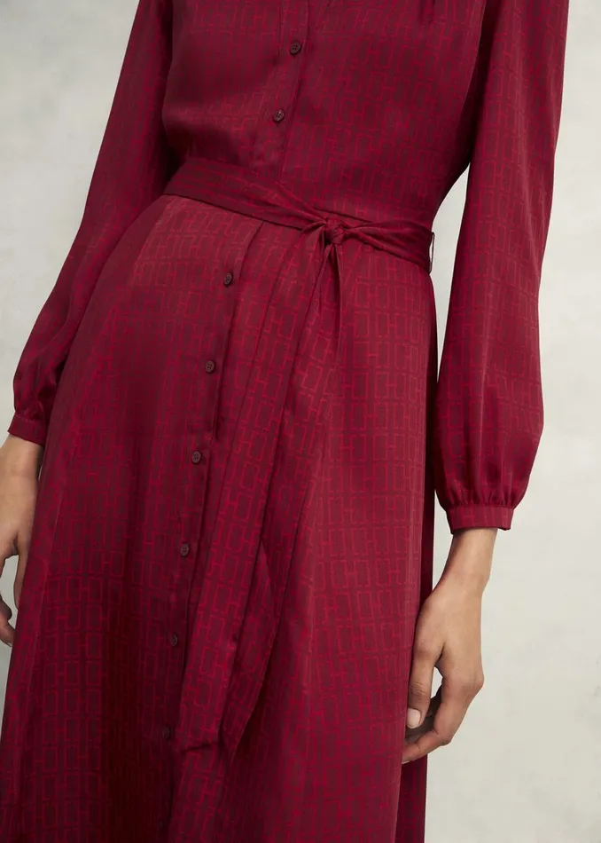 Dresses and Jumpsuits Women HOBBS Petite Yvonne Shirt Dress Red Multi