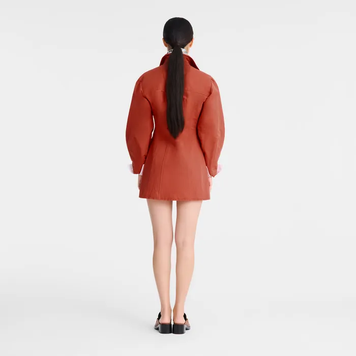 Dresses and Skirts Women Dress Tomato Longchamp Dresses and Skirts Women Dress Tomato Longchamp