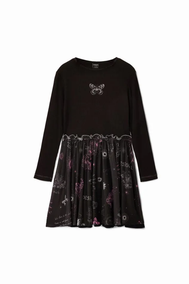Dresses Kids Desigual Twopiece Dress Black
