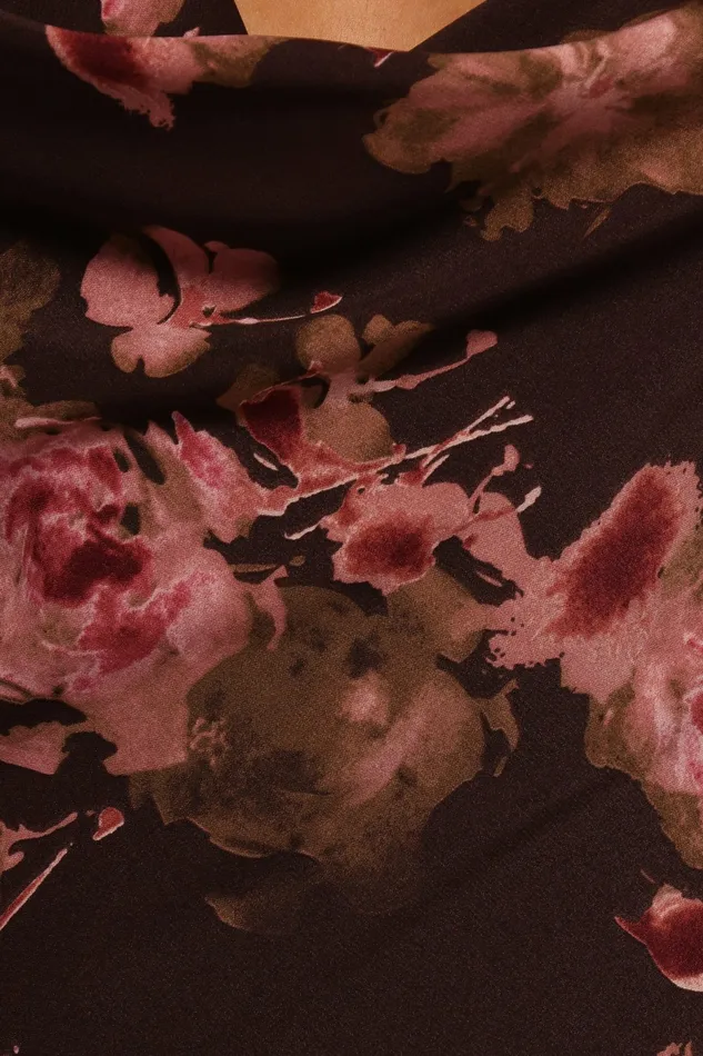 Dresses Petal and Pup Women Enya Maxi Dress Chocolate Floral