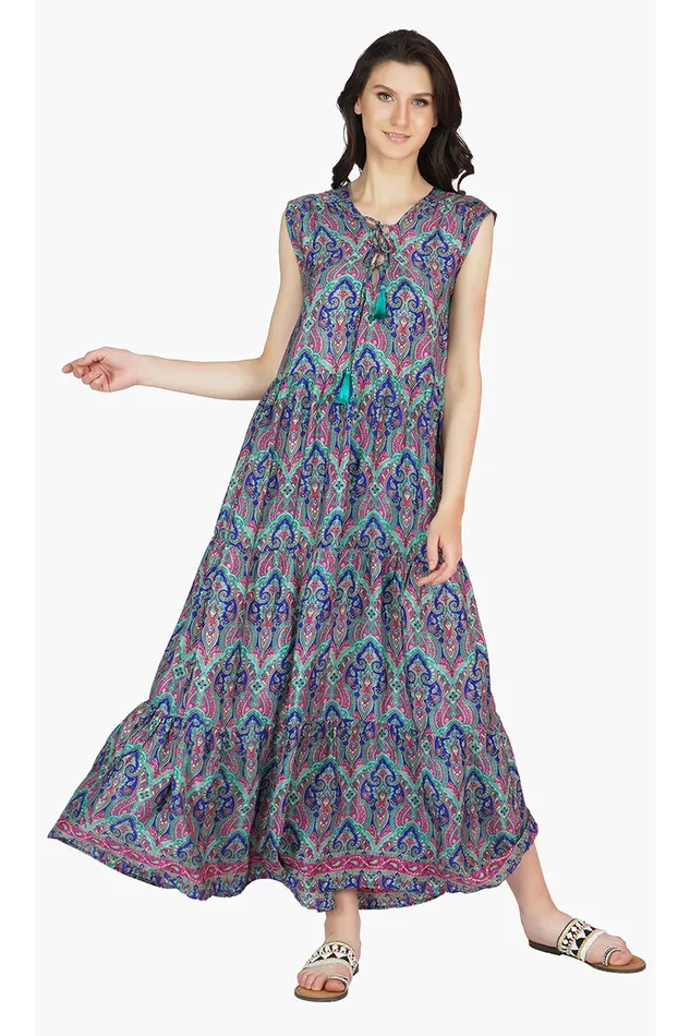 Dresses Valentina Tiered Maxi Dress 8211 America and Beyond Women