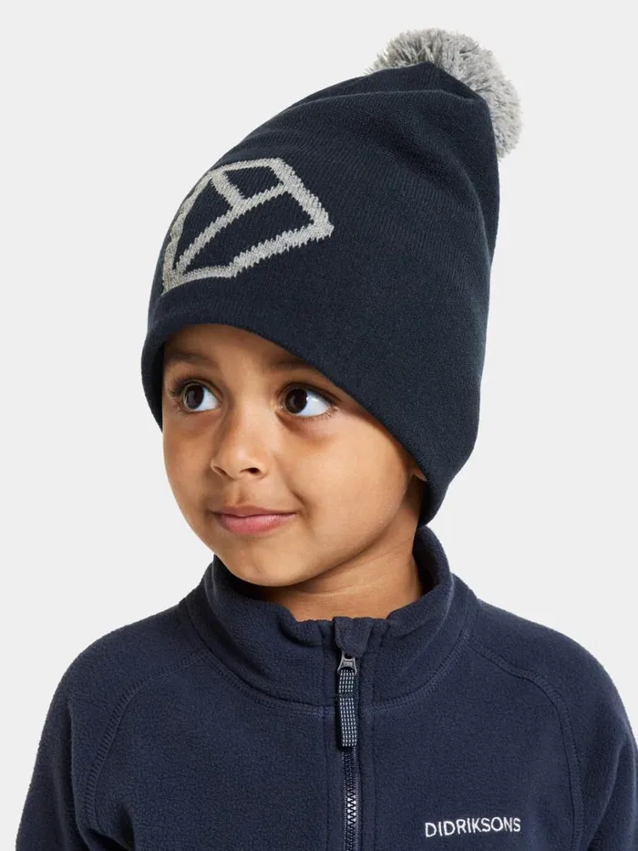 Dropi Kids039 Beanie Navy Kids Didriksons Hats and Caps