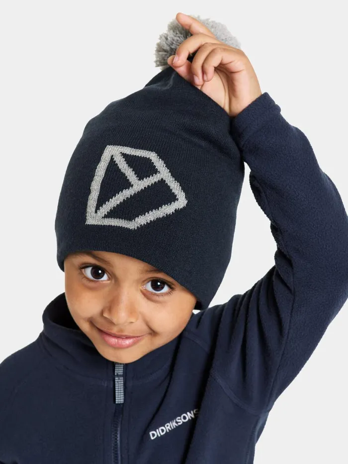 Dropi Kids039 Beanie Navy Kids Didriksons Hats and Caps