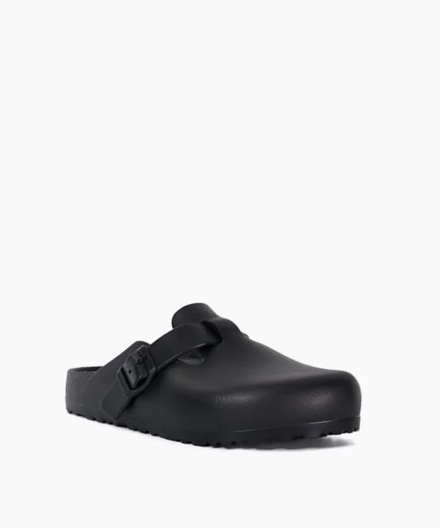 Dune London Black Sandals Women Boston EVA Clogs Black