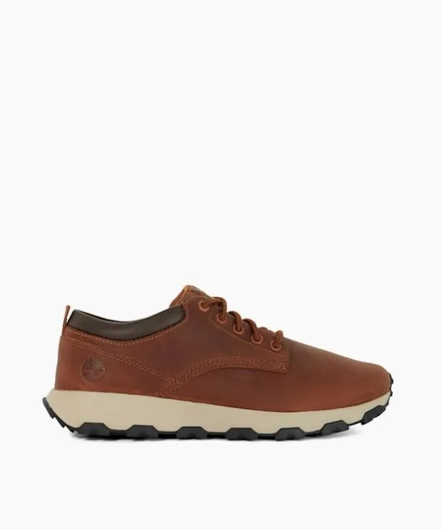 Dune London Brown Boots Men Timberland Leather Lace Up Chukka Boots Brown