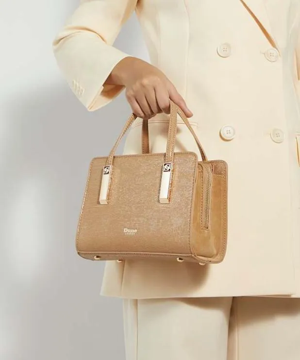 Dune London Crossbody Bags Women Small Tote Bag Brown Synthetic