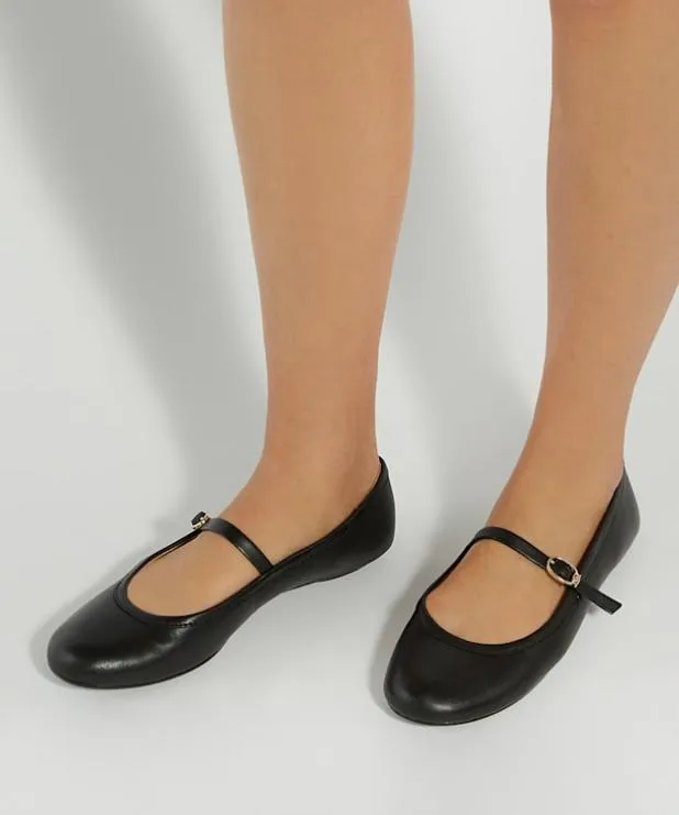 Dune London Flat Shoes Women Mary Jane Ballet Flats Black