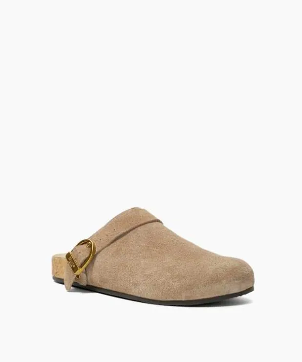 Dune London Flat Shoes Women Suede Clogs Neutral