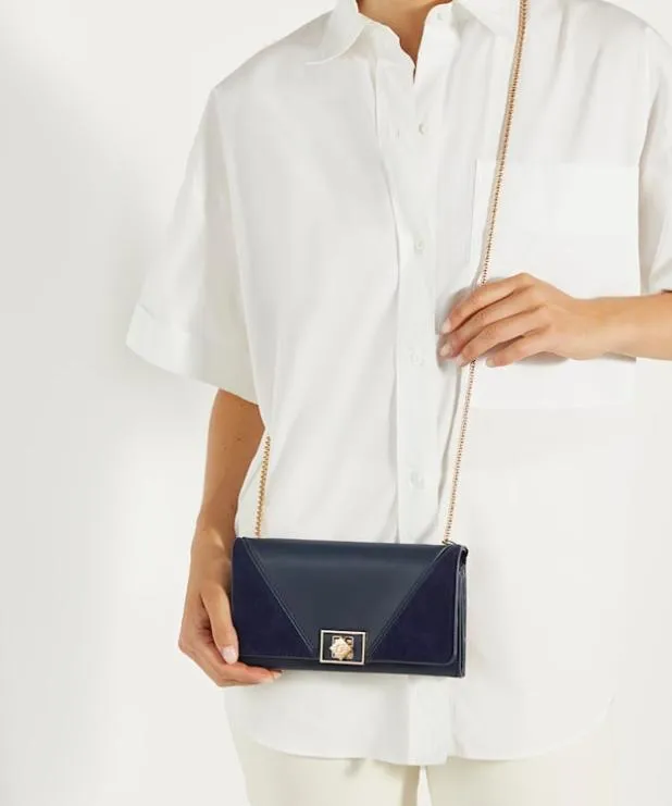 Dune London Handbags Women Chain Handle Shoulder Bag Blue