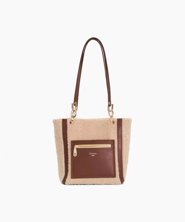Dune London Handbags Women Long Handle Logo Tote Brown