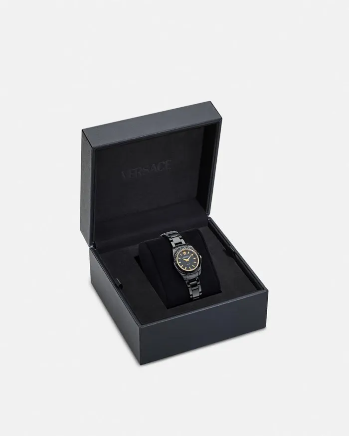 DV One Mini Watch Black Women Versace Watches