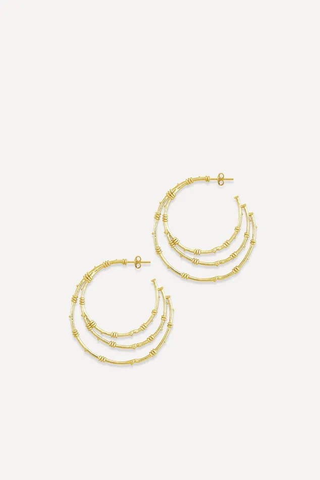 Earrings Mayanne Gold Women Baandsh Jewelry