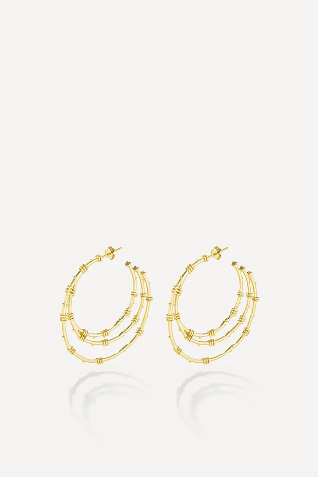 Earrings Mayanne Gold Women Baandsh Jewelry