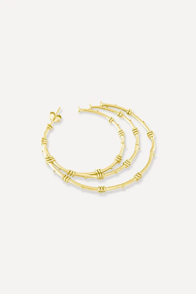 Earrings Mayanne Gold Women Baandsh Jewelry