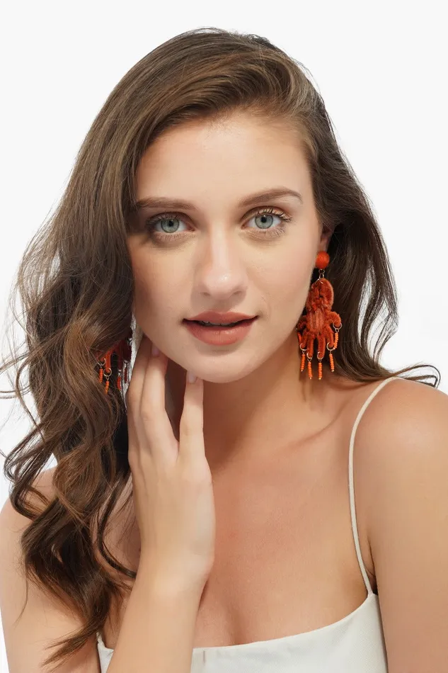 Earrings Women Crab Trap Earrings America and Beyond
