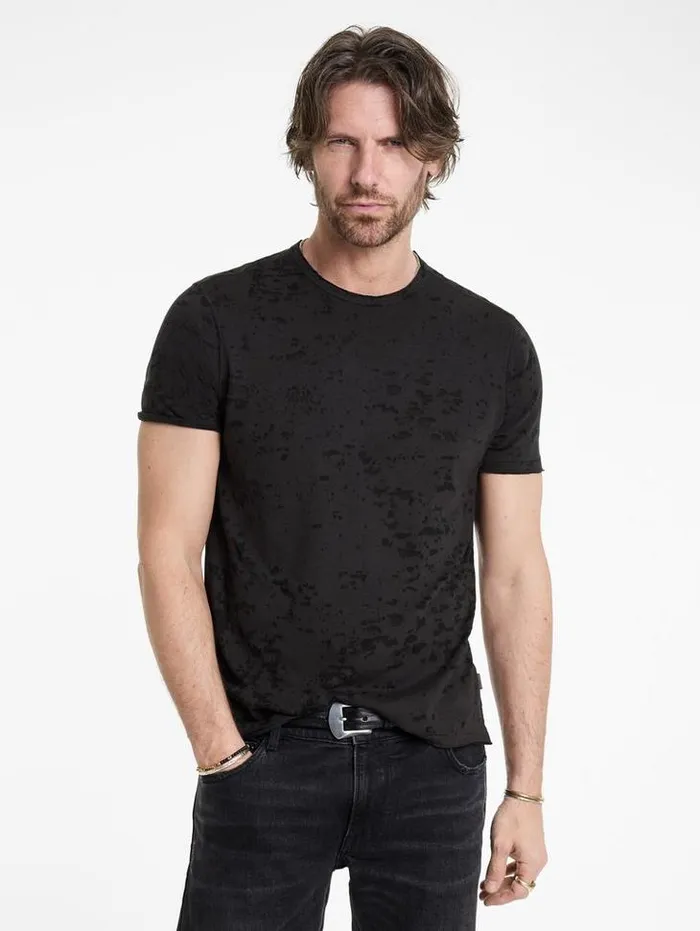 EDEN BURNOUT CREW Carbon Men John Varvatos TShirts