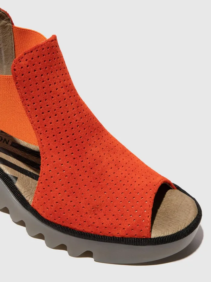 Elasticated Sandals BIGA412FLY SCARLET Women Fly London Sandals