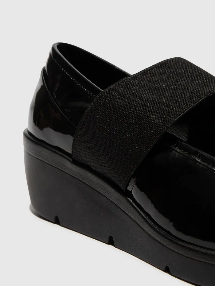 Elasticated Shoes NARA547FLY ATLANTIS BLACK Women Fly London Shoes