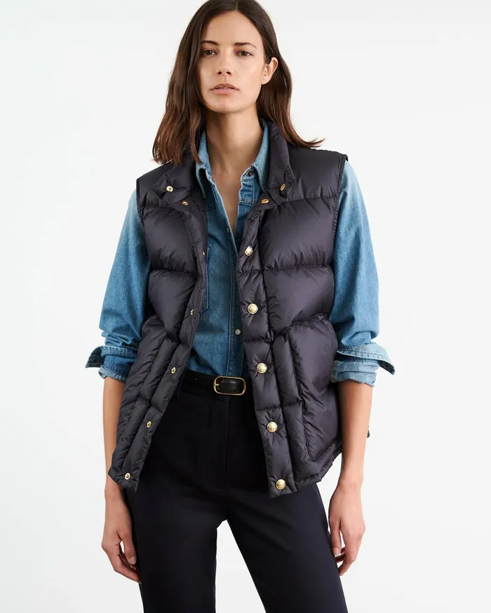 ELBERT VEST Midnight Women Nili Lotan Jackets and Blazers