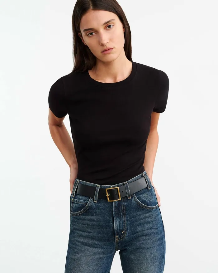ELIN TEE Black Women Nili Lotan Tees