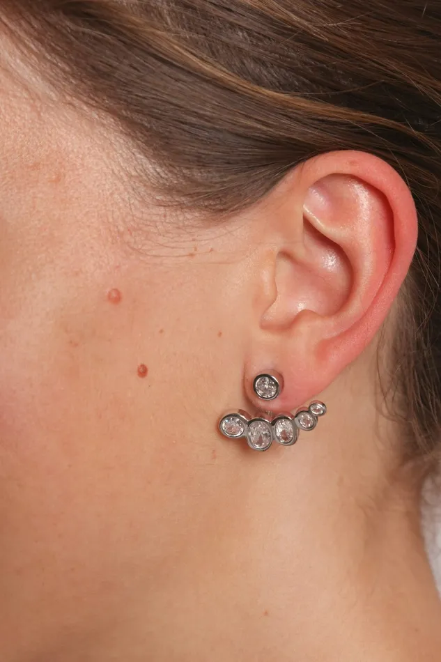 Elisa Earrings Silver Women Earrings Petal and Pup