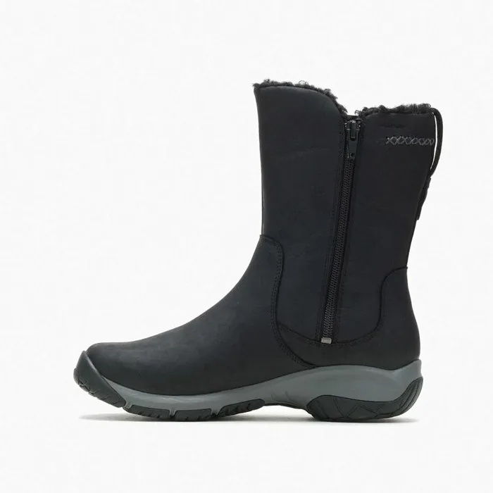 Encore 4 Tall Zip Polar Waterproof Wide Width Black Women Merrell Boots Encore 4 Tall Zip Polar Waterproof Wide Width Black Women Merrell Boots