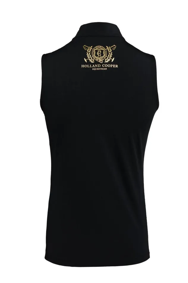 Equestrian Base Layers Holland Cooper Crystal Sleeveless Base Layer Black Equestrian Base Layers Holland Cooper Crystal Sleeveless Base Layer Black
