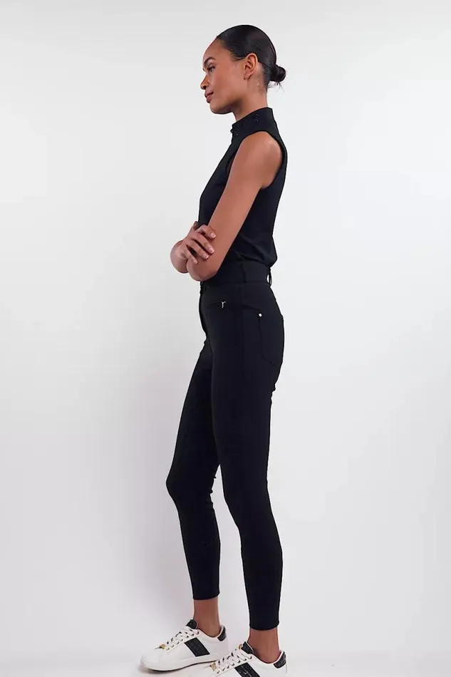 Equestrian Base Layers Holland Cooper Crystal Sleeveless Base Layer Black Equestrian Base Layers Holland Cooper Crystal Sleeveless Base Layer Black