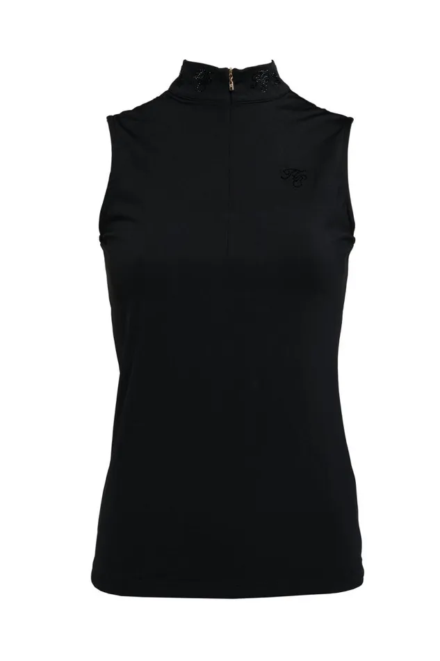Equestrian Base Layers Holland Cooper Crystal Sleeveless Base Layer Black Equestrian Base Layers Holland Cooper Crystal Sleeveless Base Layer Black