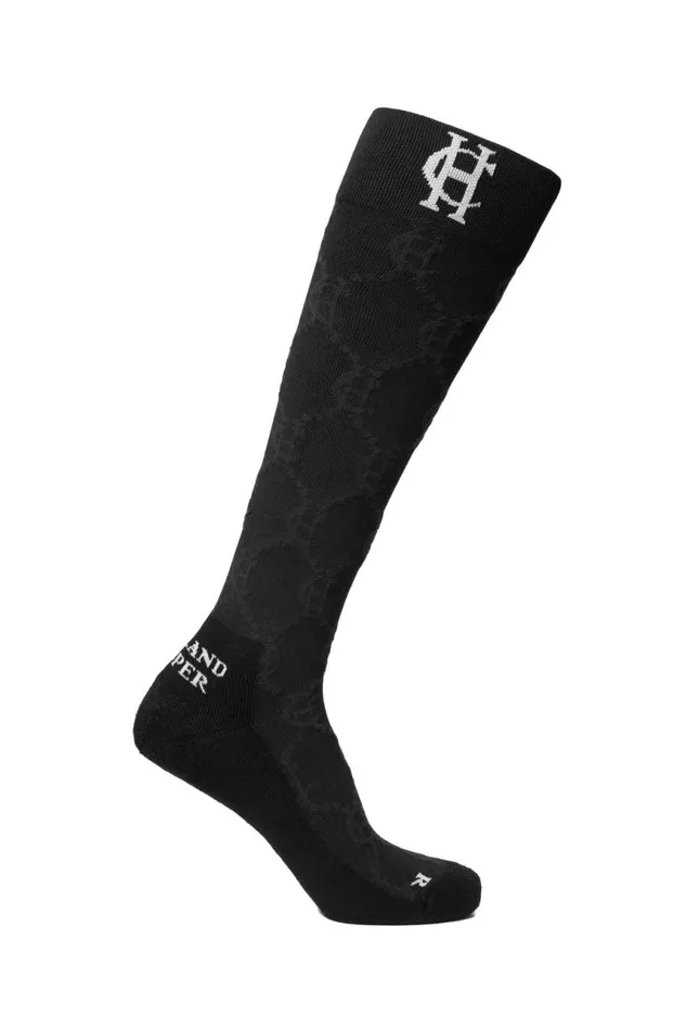 Equestrian Riding Socks Holland Cooper Riding Sock Black