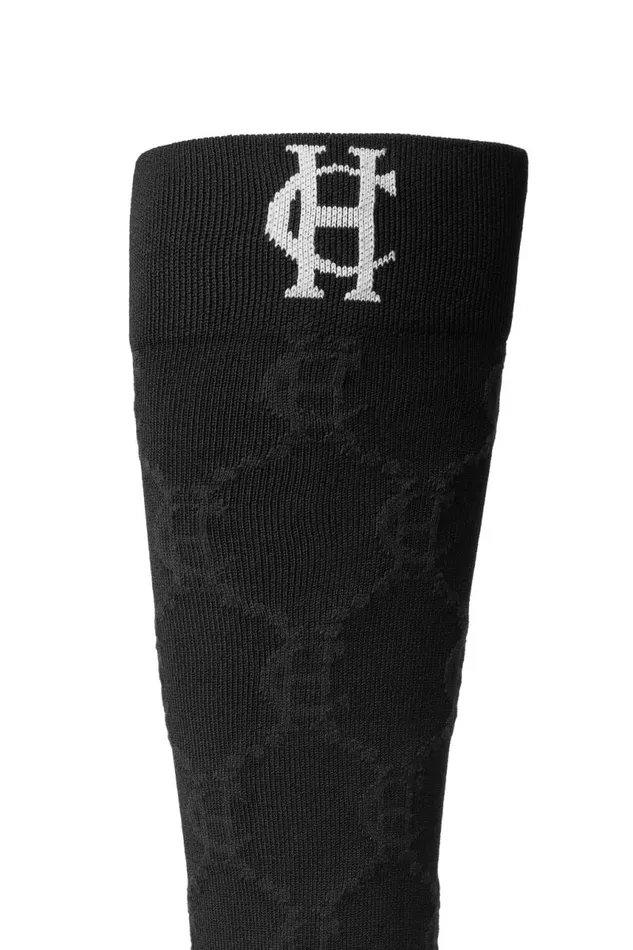 Equestrian Riding Socks Holland Cooper Riding Sock Black