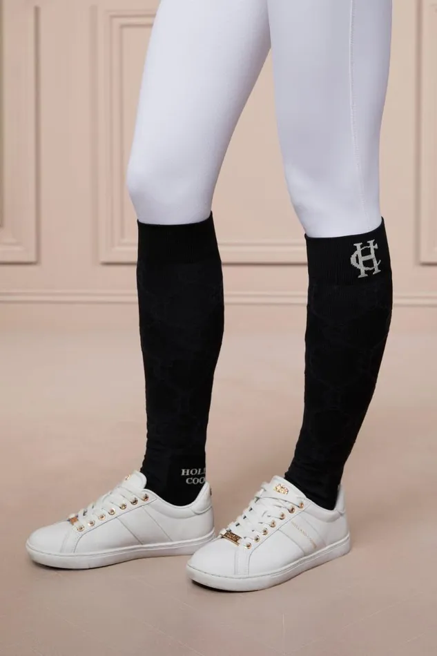 Equestrian Riding Socks Holland Cooper Riding Sock Black