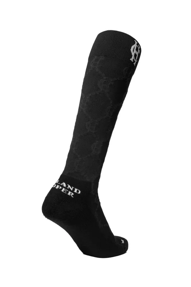 Equestrian Riding Socks Holland Cooper Riding Sock Black