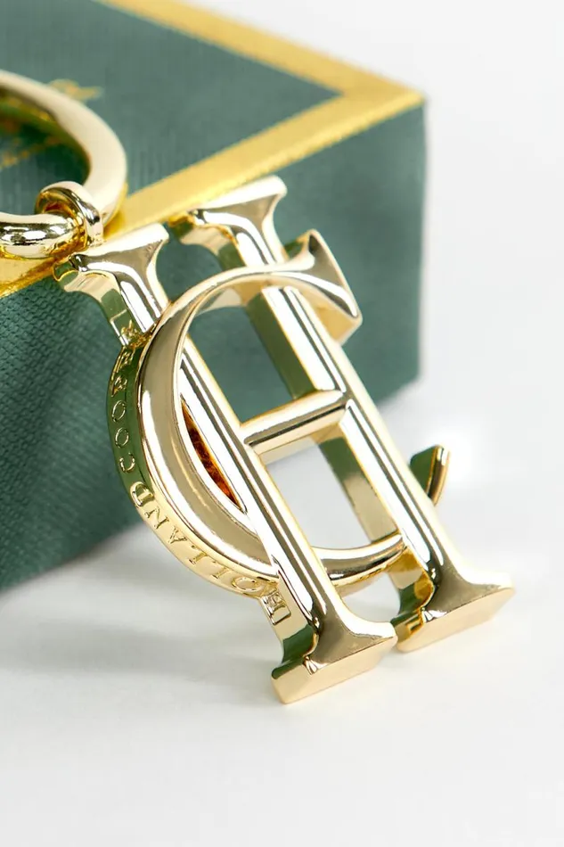 EquestrianWomen Keyrings Holland Cooper The HC Keyring Gold