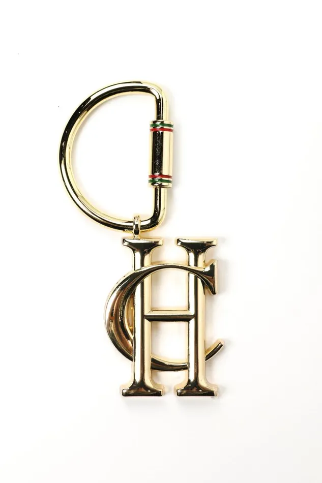 EquestrianWomen Keyrings Holland Cooper The HC Keyring Gold EquestrianWomen Keyrings Holland Cooper The HC Keyring Gold
