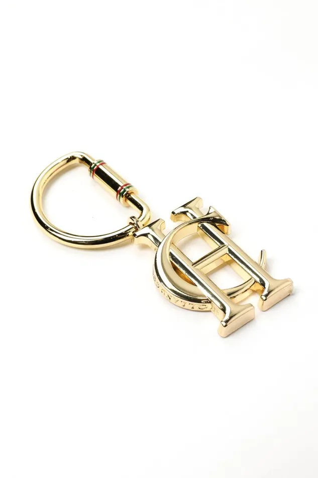 EquestrianWomen Keyrings Holland Cooper The HC Keyring Gold EquestrianWomen Keyrings Holland Cooper The HC Keyring Gold