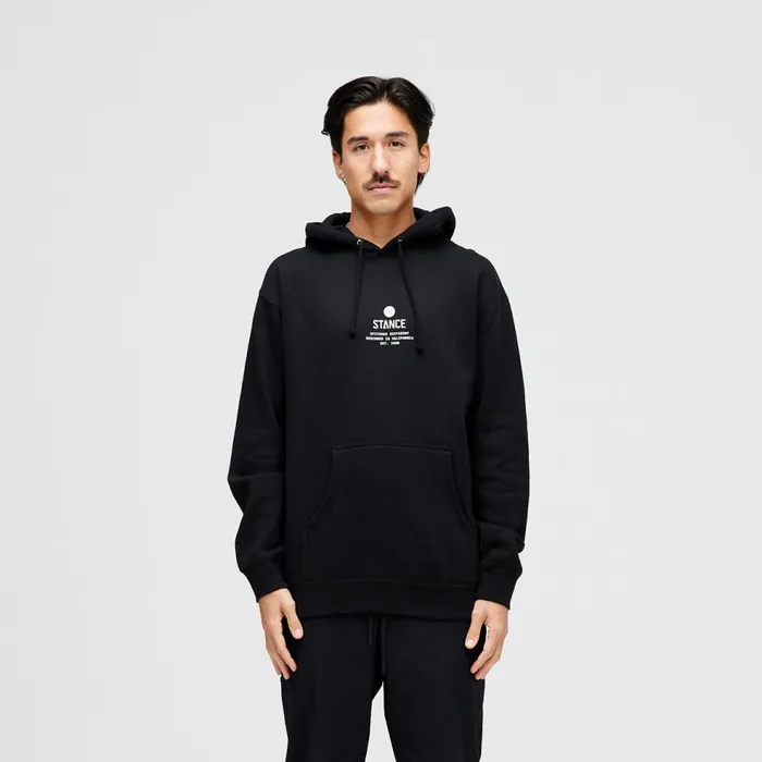 Established Hoodie Black Men Stance Sweatshirts and Hoodies