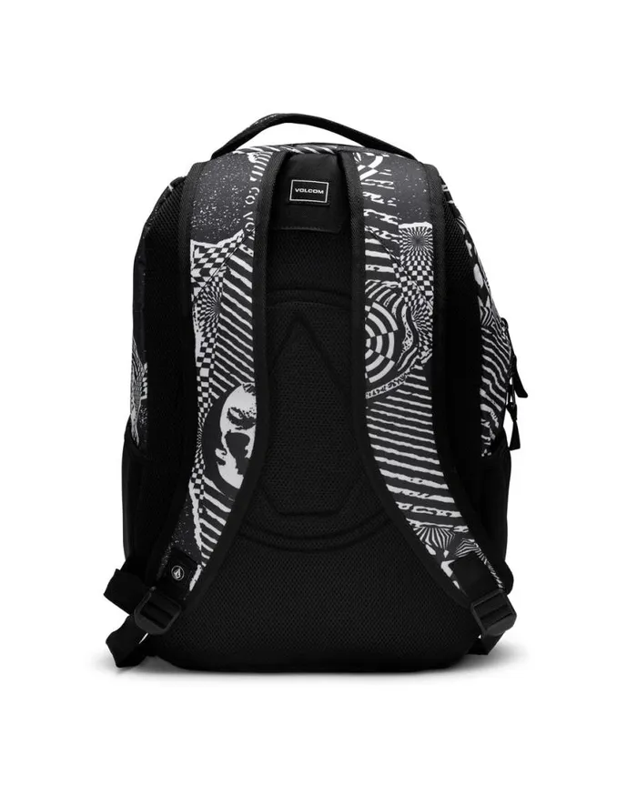 Everstone Skate Backpack 8211 Black White Mens Volcom Bags and Backpacks