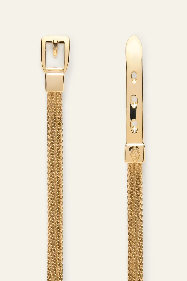 Extra Narrow Belt Belanie Gray Women Baandsh Belts
