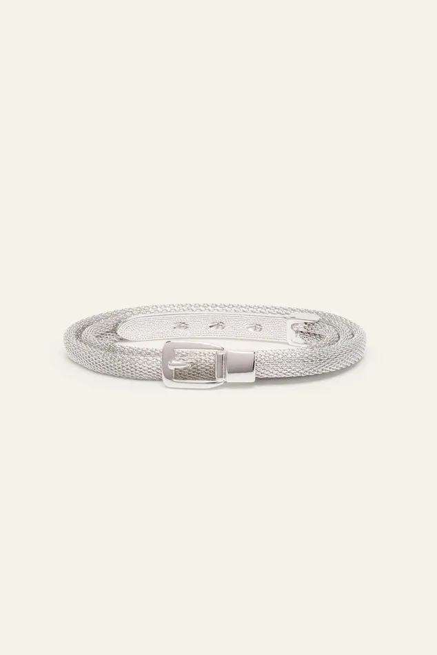 Extra Narrow Belt Belanie Gray Women Baandsh Belts