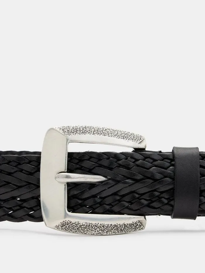 FENNIMORE BELT Black Men John Varvatos Leather Belts