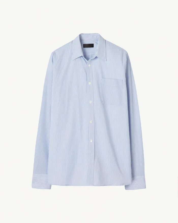FINN SHIRT Bluewhite Stripe Men Nili Lotan Shirts