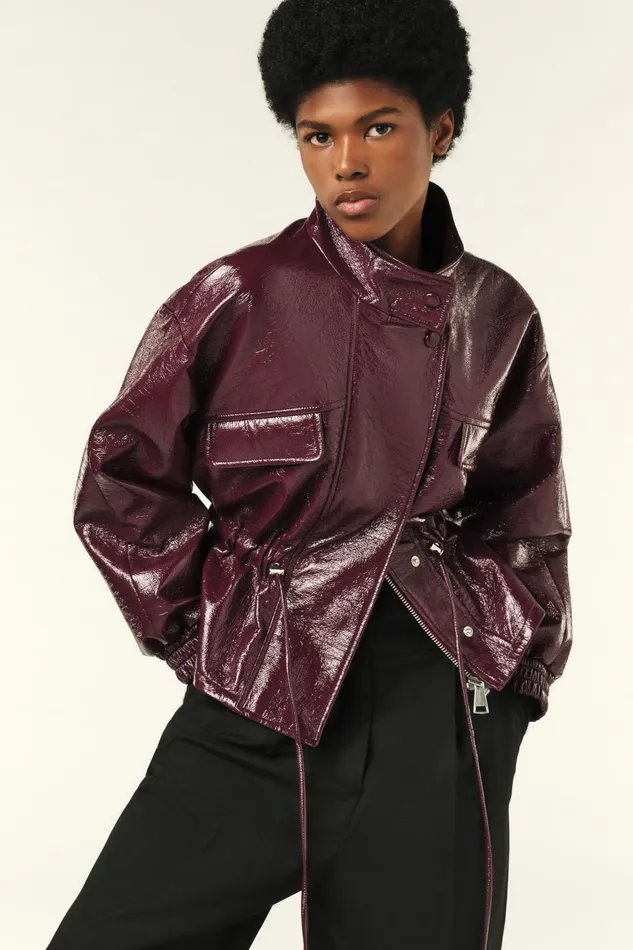 Fitted Jacket Malou Red Women Baandsh Jackets and Coats