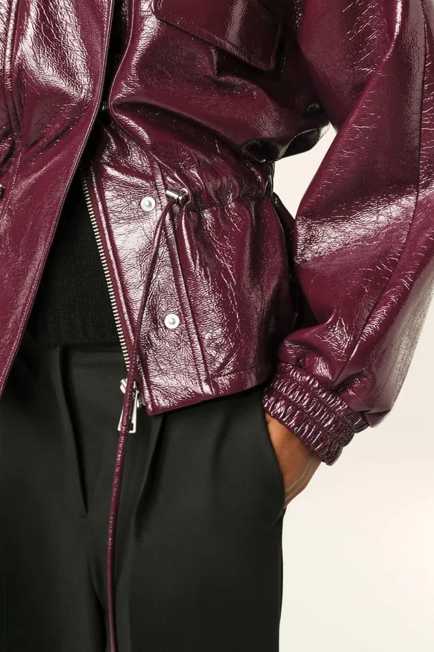Fitted Jacket Malou Red Women Baandsh Jackets and Coats
