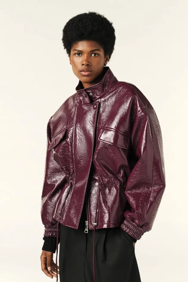 Fitted Jacket Malou Red Women Baandsh Jackets and Coats