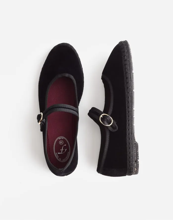 Flats and Loafers Women Madewell FlabelUS Antonia Mary Janes Black