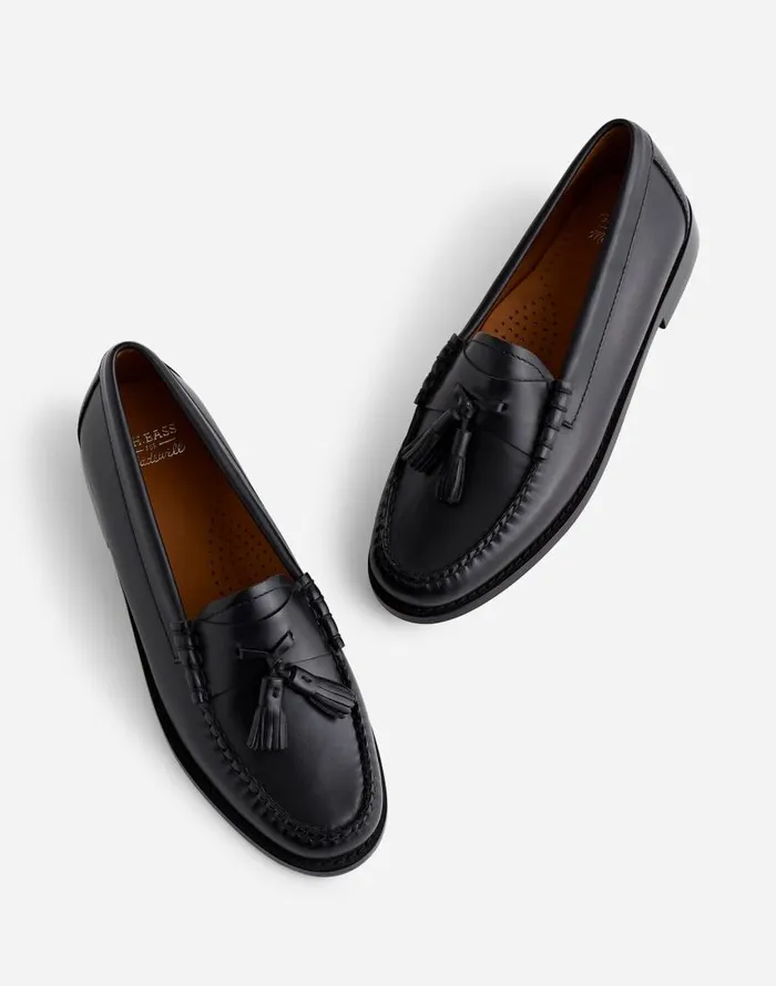 Flats and Loafers Women Madewell GHBASS Layla Weejuns Loafers In Leather Black Flats and Loafers Women Madewell GHBASS Layla Weejuns Loafers In Leather Black