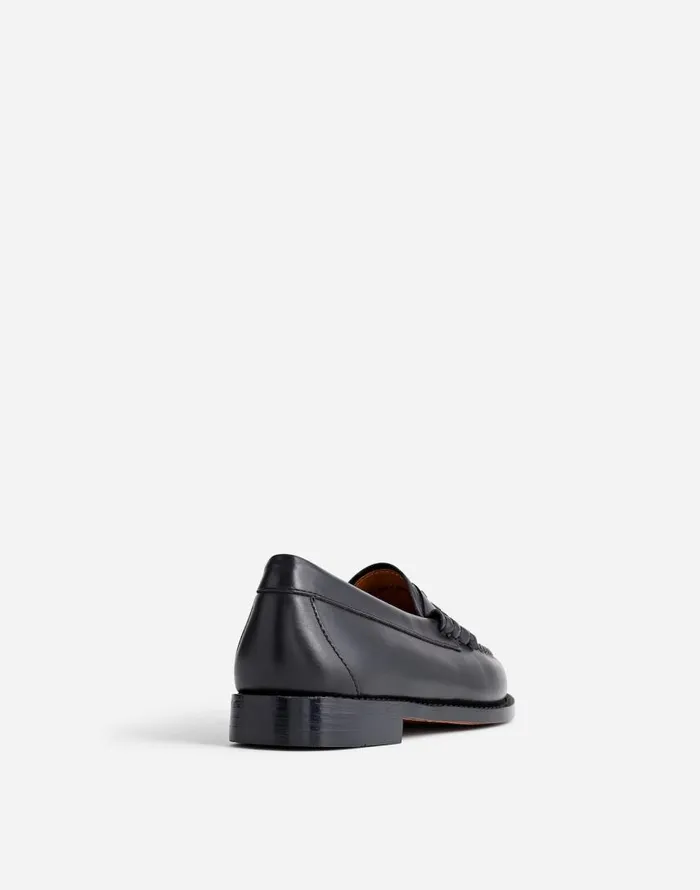 Flats and Loafers Women Madewell GHBASS Layla Weejuns Loafers In Leather Black