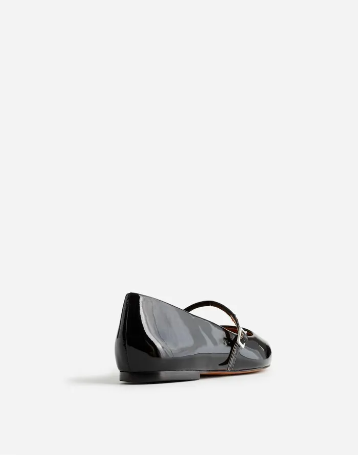 Flats and Loafers Women Madewell The Elsie Mary Jane Flat True Black